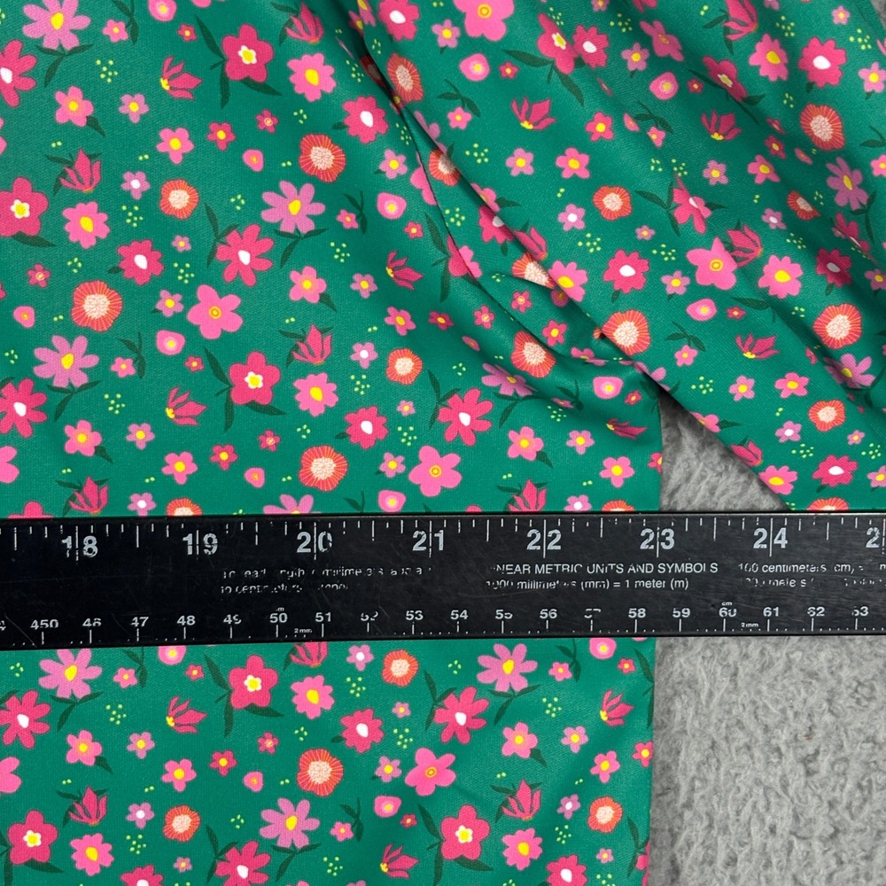 Swannies Polo Shirt Mens XL Green Floral Short Sleeve Performance Golf Top - Picture 7 of 8